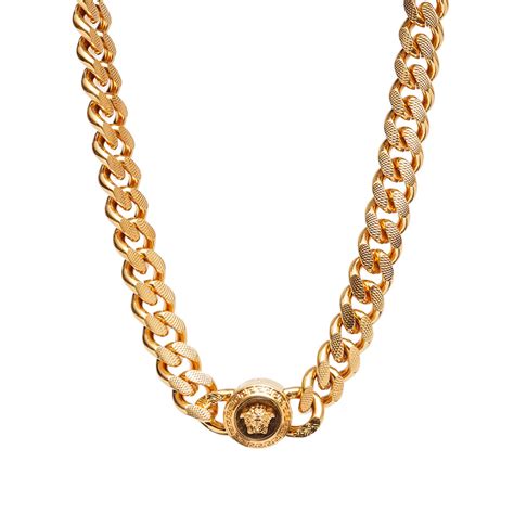 versace goldkette|versace gold chain necklace.